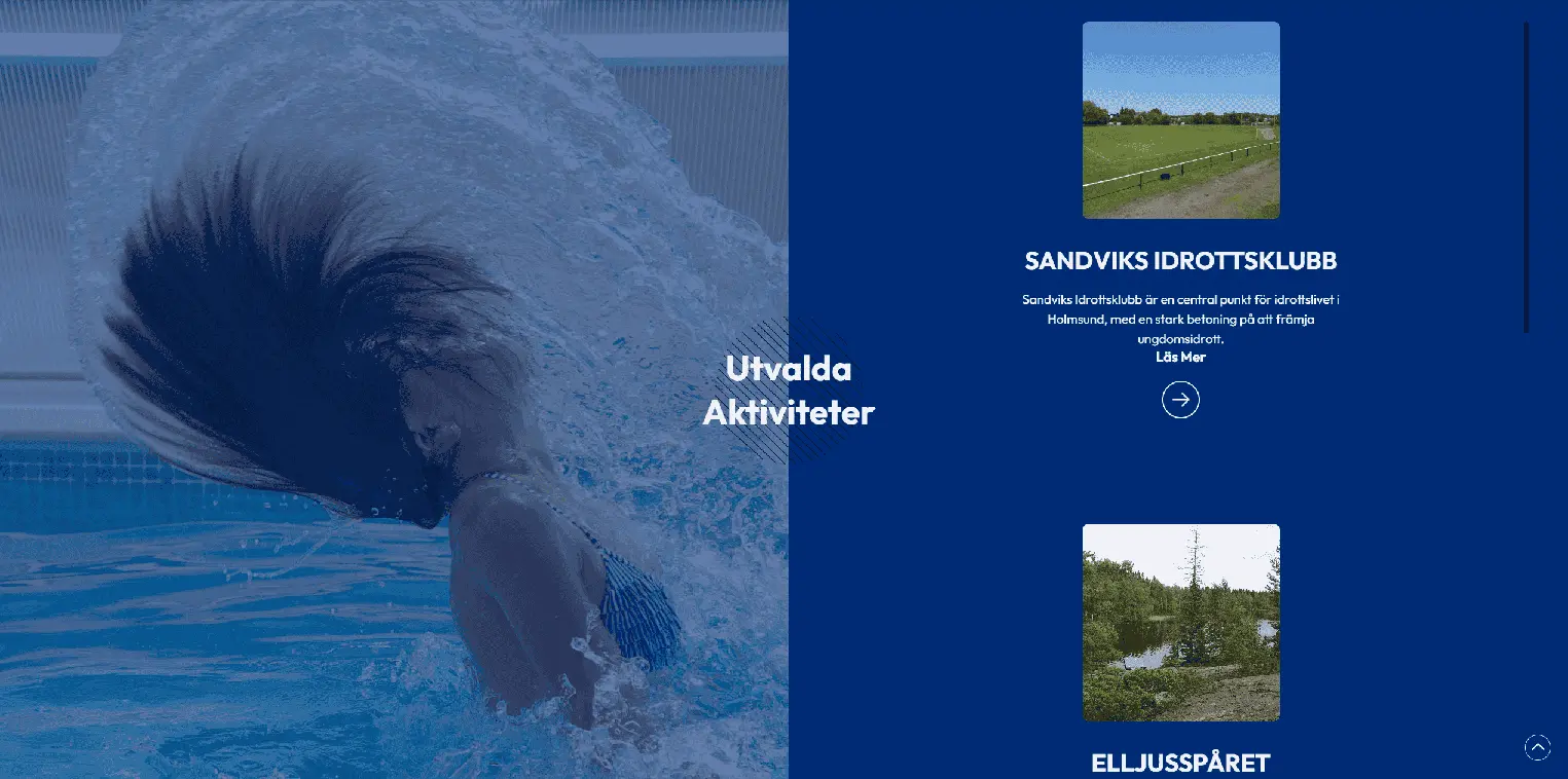 Holmsund Information hover preview