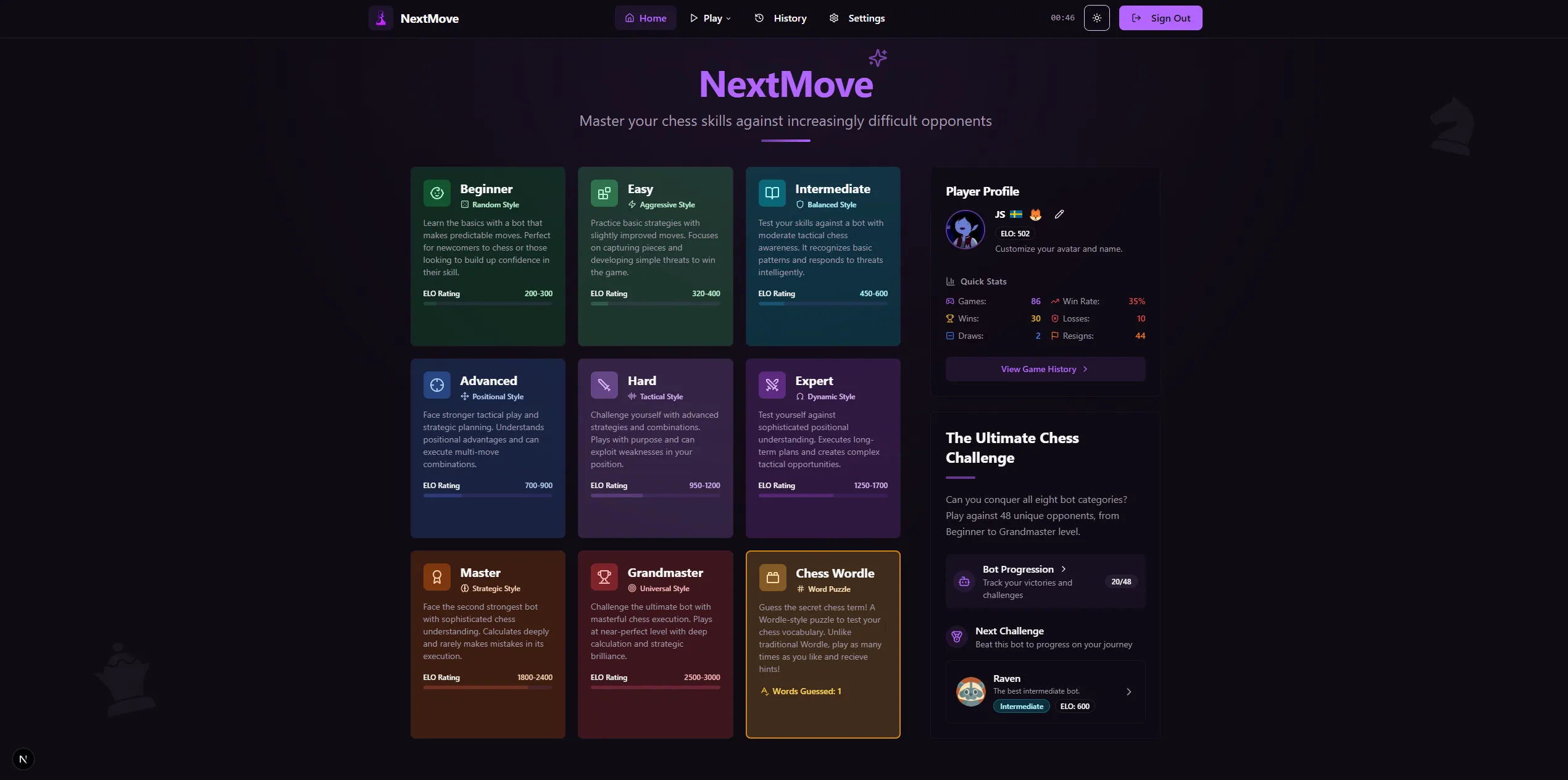 NextMove hover preview